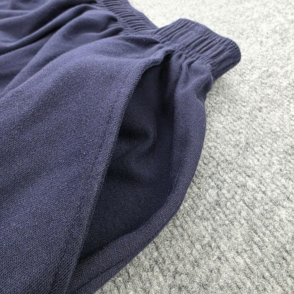 Vintage Lands End Skirt Womens Medium Blue Cotton A-Line Pockets Made in USA - Picture 9 of 12